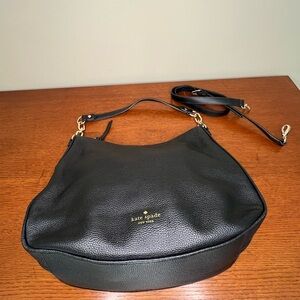 Kate Spade Black Leather Mulberry Street Vivian Shoulder Bag